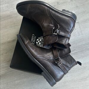 Vince Camuto Men's Dark Brown Buckle Boots size 12